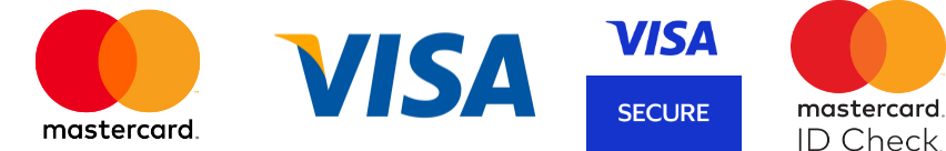 Visa, Mastercard, Visa Secure, Mastercard ID Check